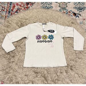 Fido Dido nwt flowers t-shirt size medium